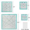 4Pcs Multipurpose Acrylic Sewing Ruler Set Quilting Templates Patchwork Measuring Tool For Fabric Cutting Sewing Craft