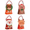 Festive Christmas Gift Boxes 10pcs Chocolate Candy Packaging Bags for Home Decor