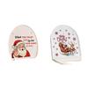 1pc Innovative Santa Wall-Bursting Toilet Sticker, Adhesive Christmas Decoration for Bathroom and Bedroom