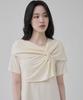 Hye Young Kim Silk Interlace Short Sleeve Dress - Ivory