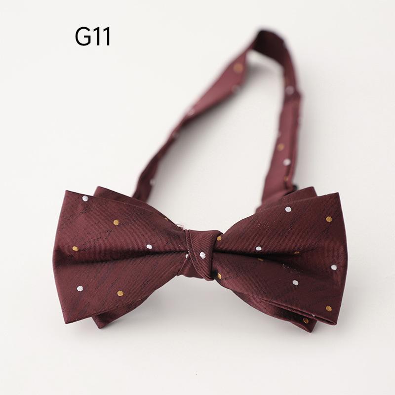 

In-Stock Retro Korean Red Series Wedding Bow Tie for Groom & Best Man