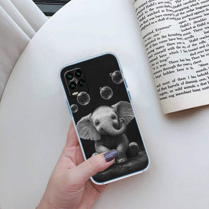 MH8 Animal Elephant Case for Motorola E7 G6 G7 G8 G9 Plus Power Play G10 G20 G04 E30 E40 E22 E20 E13 E15 G22 G23 G05 G75 G35 G55