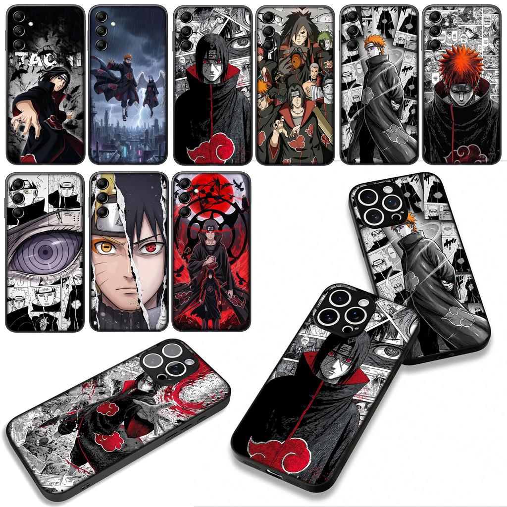Cover for Apple iPhone 17 16 11 Pro XS Max XR 6 7 8 Plus 16E SE 2020 Air 5 SE2 Phone Case Pain Itachi Narutos Uchiha Sasuke