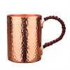 Copper Handmade Hammered Straight Coffee Mug Water Mug Copper Tea Cup Multifunction Teaware Copper Water Cup