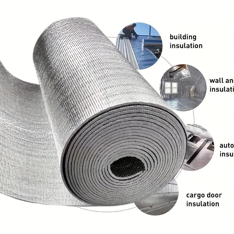 1Roll Insulation Freely Customized Thermal Various Purposes Freshness of Food Practical Aluminum Foil Car Insulation 2MM