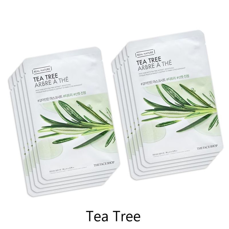 THE FACE SHOP - Real Nature Face Mask Bundle Set - 15 Types