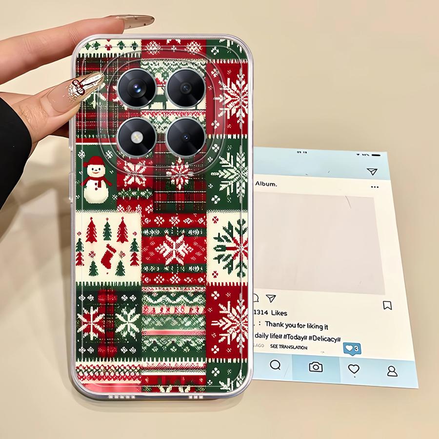 

Прозрачный мягкий чехол для телефона Xiaomi Poco X5 X4 GT X4 M3 X3 Pro X3 NFC Рождественский олень Горячий Poco X3 Pro