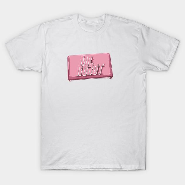 

Футболка Женская Мистер. Робот Harajuku Печать Кавайи футболка Летний короткий рукав женская футболка Top Tee