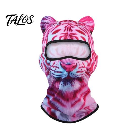 Elastic Polyester Balaclava for Hiking Old Man Ski Mask, Realistic 3D Animal Face Balaclava, Funny Winter Full Novelty Accessories Vacation Cover with