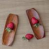 Dishwasher Safe Rectangular Party Plates Sushi Serving Tray Wooden Serving Plate