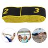 Fitness Elastische Bänder Widerstand Gürtel Yoga Sling Übung Zubehör für Training(Gelb)