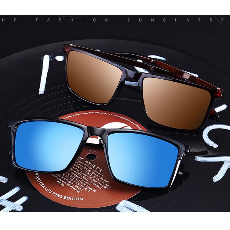 Polarized Sunglasses For Men'S Driving Sun Glasses Metal Retro Eyewear Trendy Anti UV400 Shads Eyeglasses Outdoor Goggles