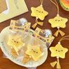 Cartoon Plush Star Pendant Gift Hangings Ornament Yellow Plush Hangings Bag Accessories Bag Pendnat Car Keys Accessories