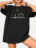 Womens Cotton Loose Tshirt Short Sleeve Fashion Casual Hot Sales Summer Comfortable Daily Outdoors Jogging Quality Simple 2026