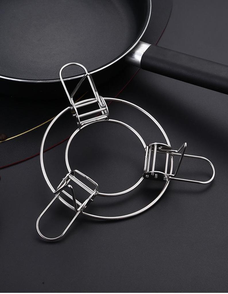 Multifunctional High-Foot 304 Stainless Steel Folding Steaming Rack