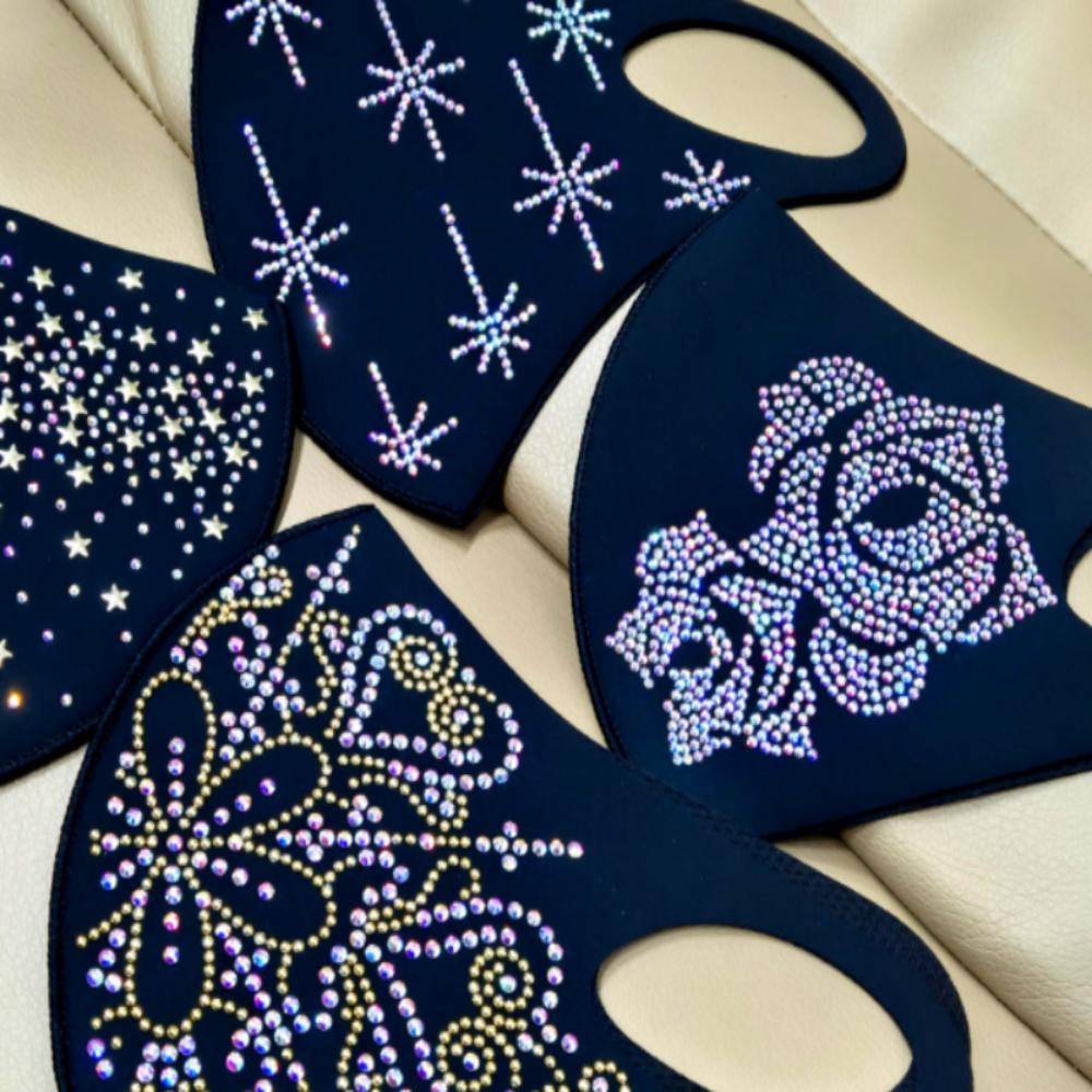 Star Pattern Cubic Neoprene Washable/Fashionable Mask