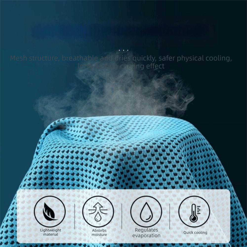 Breathable Ice Wipes Quick Drying Microfiber Towels New Cooling Towel  Outdoor Sports