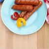 2pcs Plastic Hot Dog Slicer Spiral Hot Dog Mold Kitchen Gadget Sausage Cutter  Camping