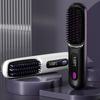 2 in 1 Hair Straightener Curling Brush LCD Digital Display Constant Temperature Hair Care Anti-Scald Nano-Ceramic Styling Tool