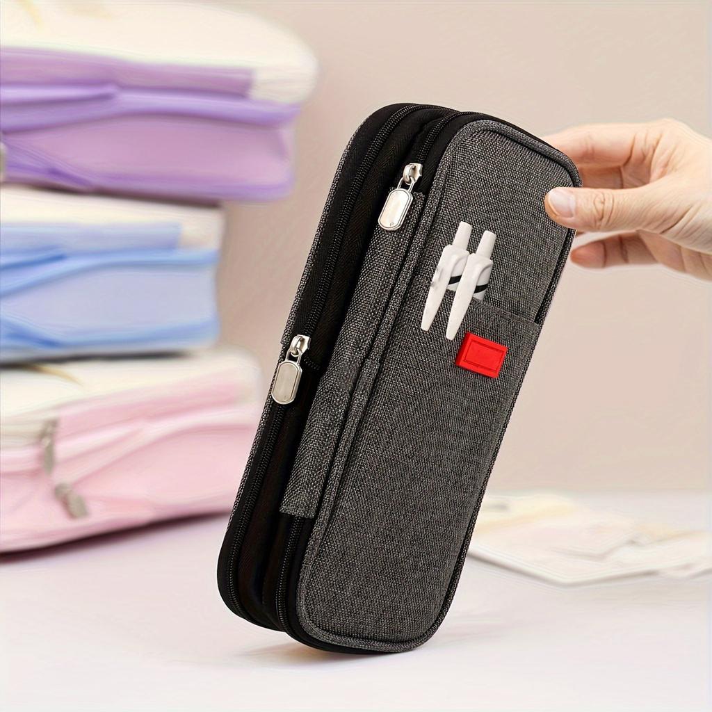 Astuccio 600D Grande Capacità Design Multi-Scomparto per la Scuola