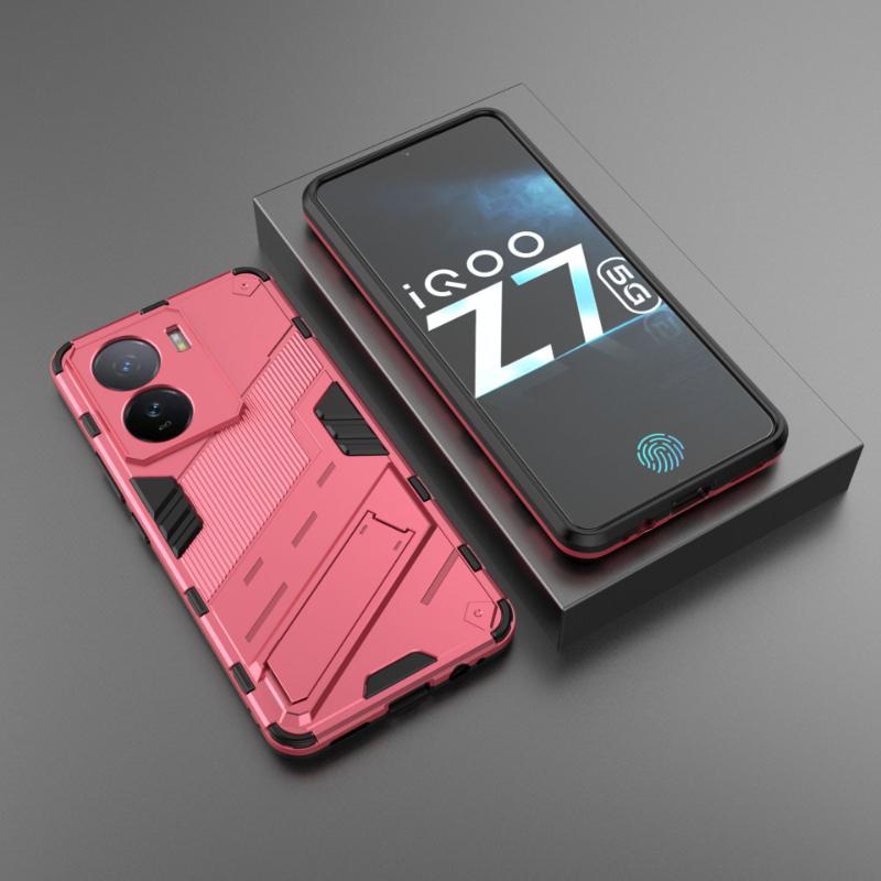 For Vivo iQOO Z7x Z7 Pro 5G Armor Shockproof Phone Case Back Cover For iQOO Z7 Magnetic Kickstand Anti-Fall Protect Coque Cases