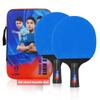 LOKI K5000 Tischtennis Schläger Set 1 Stück/2 Stück Home Entertainment Tischtennis Schläger mit Blauer Farbe Tischtennis Belag Tischtennis
