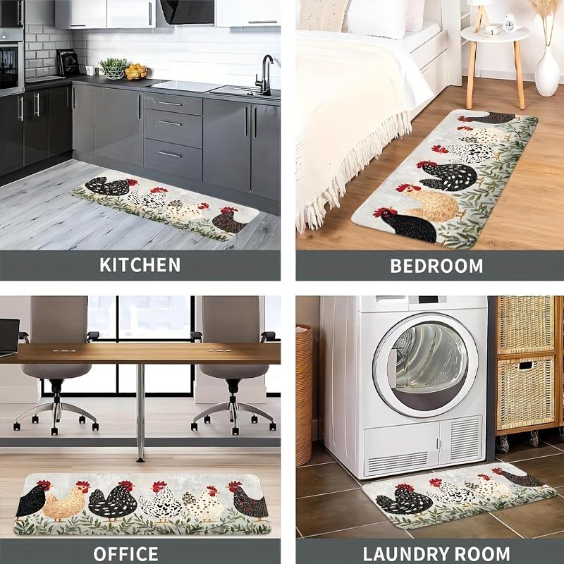 1PC Sea Turtle in Underwater Kitchen Rug Non-Slip Door Mat Pop design Bathroom Rug Bath Mat Carpet for Home Sink Laundry Decor