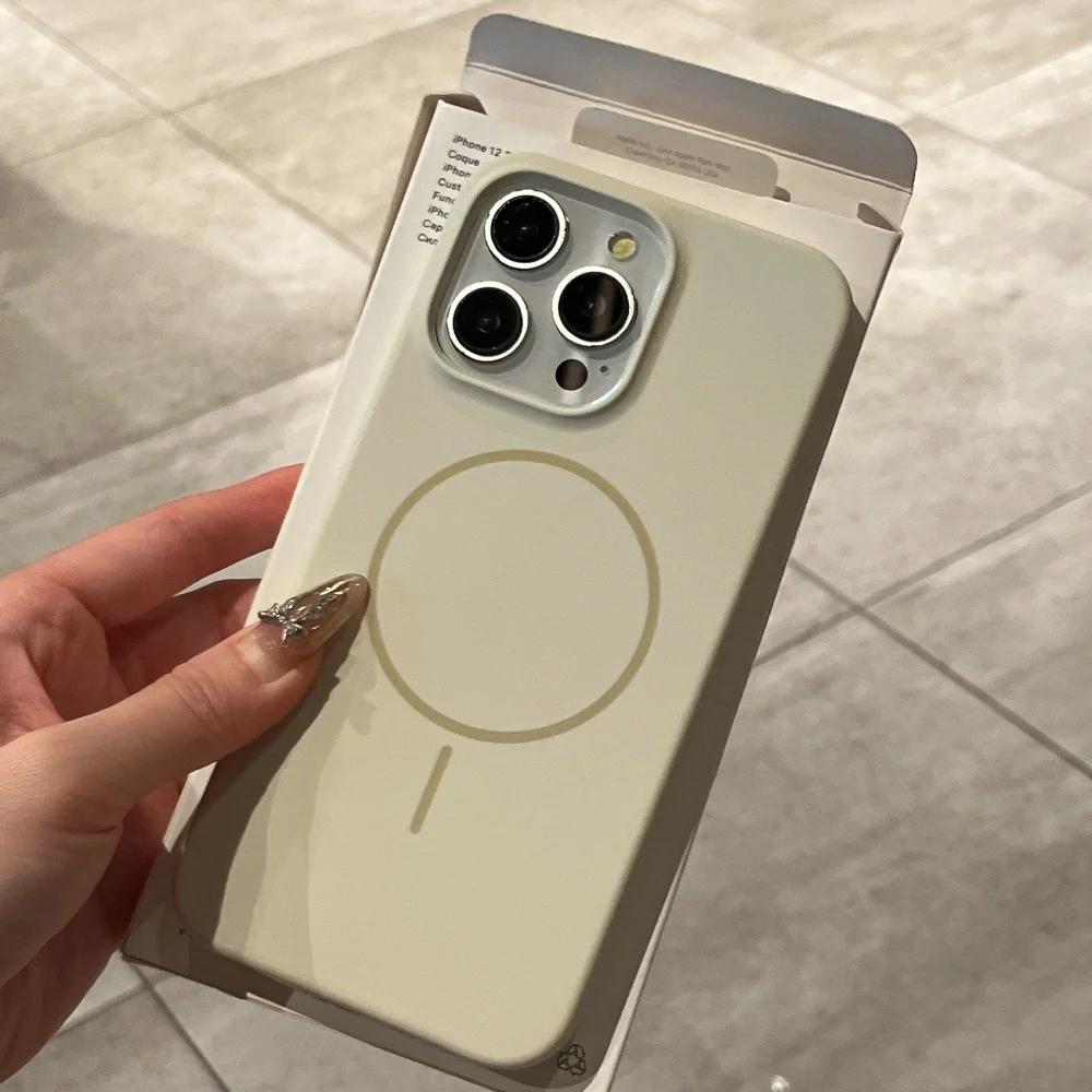 Luxus Flüssigsilikon Hülle Für iPhone 17 Pro 16 15 14 13 12 Pro Max 11 für Magsafe Magnetische Kabellose Ladung Stoßfest Capa