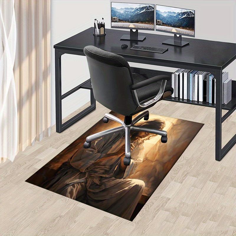 Office Carpet Jesus Prayer Scene Sofa Rug, Chair Mat Protection