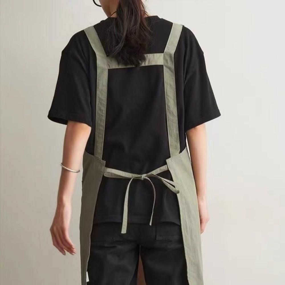 Adjustable Water-resistant Apron Oil-Proof Kitchen Apron Simple Cooking Apron Restaurants