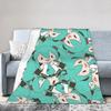 Hatsune Miku Anime Fashion Blankets Fleece  Winter  Multi-function Super Soft Throw Fashion Blanket for Home Bedroom Rug Piece