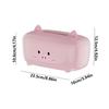 Decorative Cute Tissue Box Non-slip Paper Towel Holder Desktop Tissue Case  Living Room