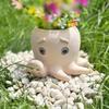Octopus Succulent Pot with Doll Decoration - Creative Outdoor Resin Ornament.
