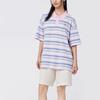Puma Downtown Color Block Striped Short Sleeve Polo Shirt Unisex Polo Shirts Light-Pink 630119-93