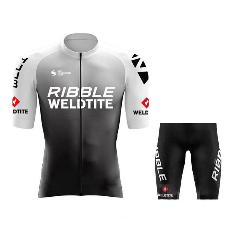 2026 Ribble Weldtite Team Cycling Jersey Set Summer Belgium Bicycle Breathable MTB Bike Clothing Maillot Ropa Ciclismo Uniform Suit
