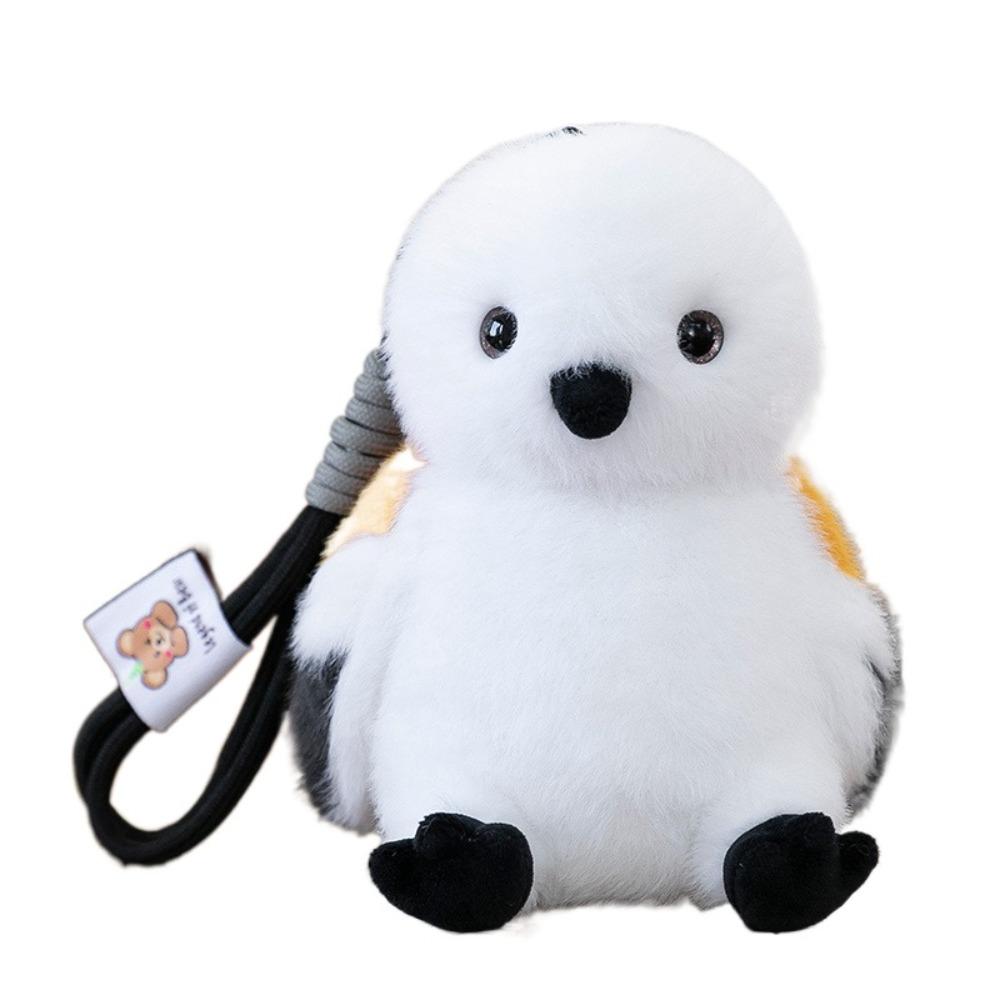 Realistic Bird Plush Keychain Simulation Furry Birds Keyrings Bird Doll Pendant  Boys and Girls