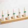 Fashion Dripping Eyes Love Ring Set Creative Geometric Round Butterfly Joint Ring Seven-Piece Set
