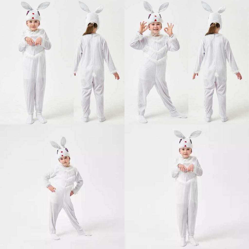 Niedliches Polyester Hasenkostüm für Jungen und Mädchen Perfekt für Rollenspiele und Aufführungen