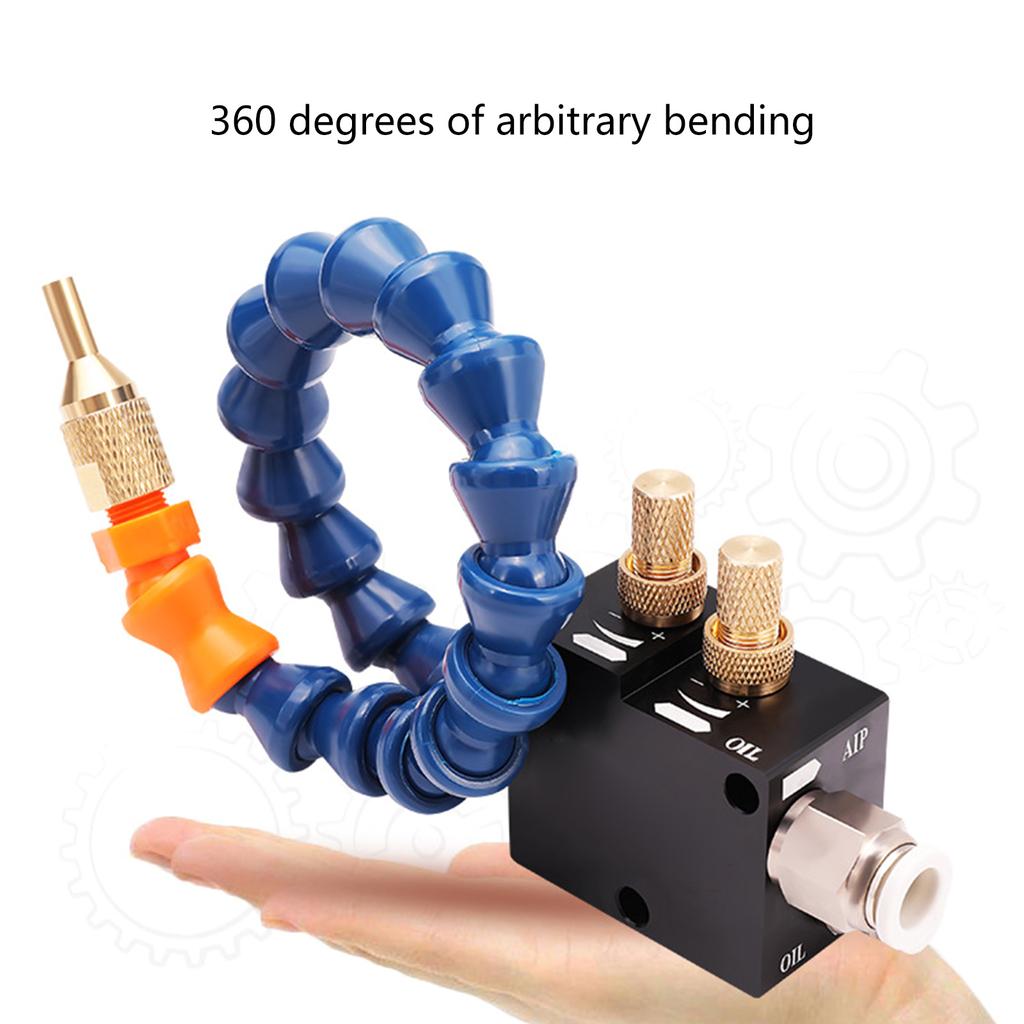 Mist Coolant Lubrication Sprays System Metal Cutting Engraving Cooling Sprayer Machine for Air Pipe Lathe Milling Drill