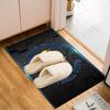 Town Football Club Printed Office Carpet Chair Cushion  Entryway Rug, Rugs for Living Room, Bedroom Christmas gifts