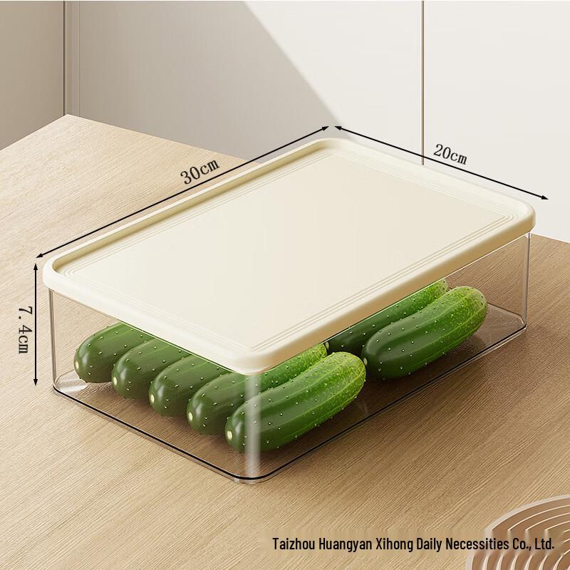Cmaos Transparent Refrigerator Storage Containers with Lids