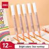 Deli S731 Chisel Tip Highlighter Pens