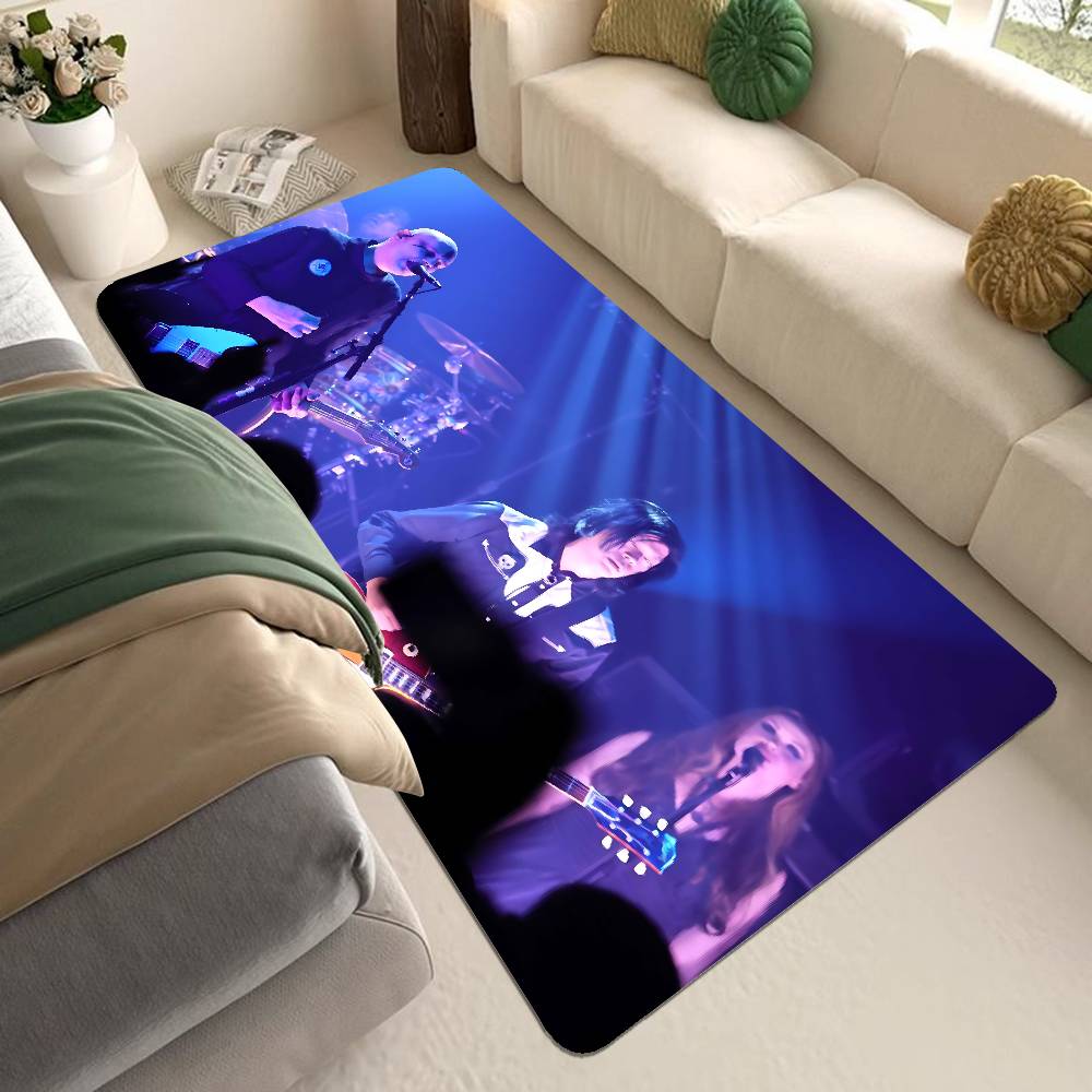 Rock Band The Smashing Pumpkins Floor Mat Rectangle Anti-slip Home Soft Badmat Front Door Indoor Outdoor Mat Hotel Decor Mat