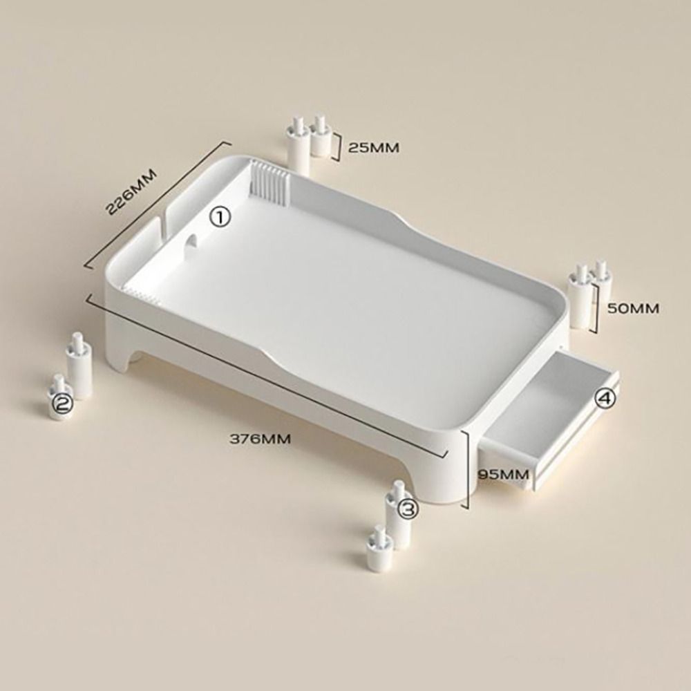 Height Adjustable Feeder Bowl Holder Drawer Storage Feeder Elevated Bracket  Pet Supplies