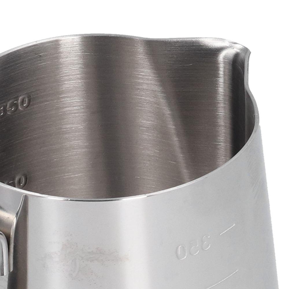 Rostfritt stål Skumkanna Med Skala Kaffekanna Skumkanna Mjölkångning