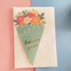 Father's Day 3D Flower Greeting Card for Birthday or Teacher's Day