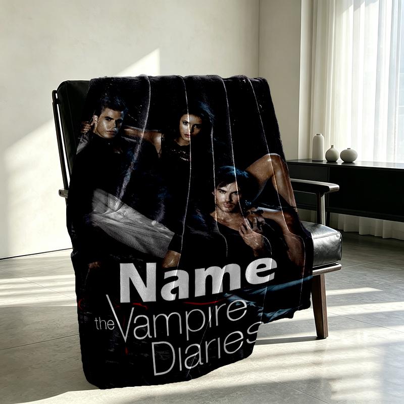 Custom Name Personalized horror theme Print Blanket, Home Decor, Bedroom, Sofa, Camping, Couch, Gifts for Birthday Christmas