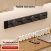 Movable Surface-Mounted Wireless Track Socket for Kitchen Island