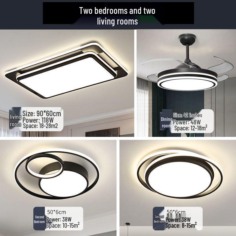Modern Minimalist LED Rectangular Ceiling Light for Living Room, Hall, Bedroom, and Restaurant