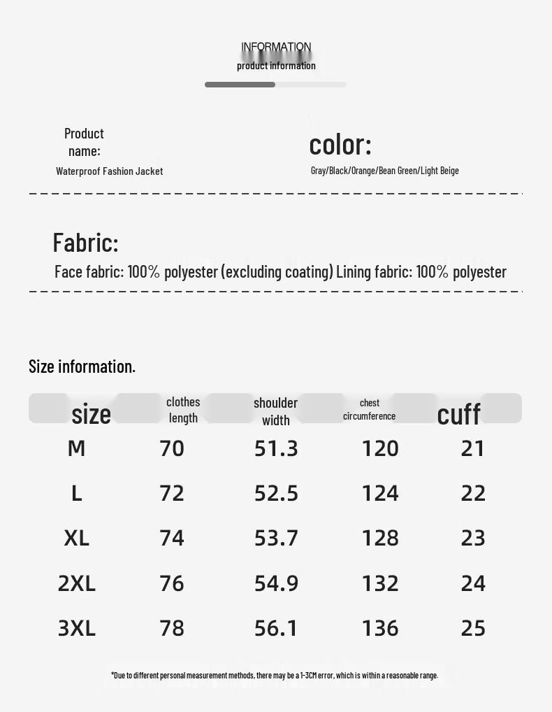 JEANSWEST LIFE Men's Water-Repellent Hooded Windbreaker Jacket